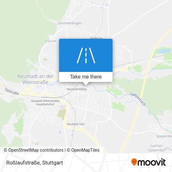 Roßlaufstraße map