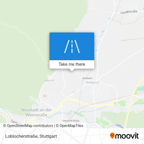Карта Loblocherstraße