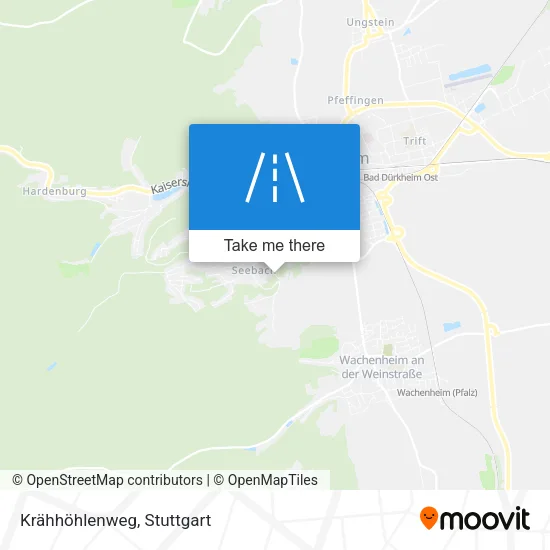 Карта Krähhöhlenweg