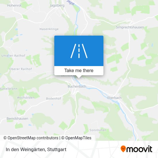 In den Weingärten map