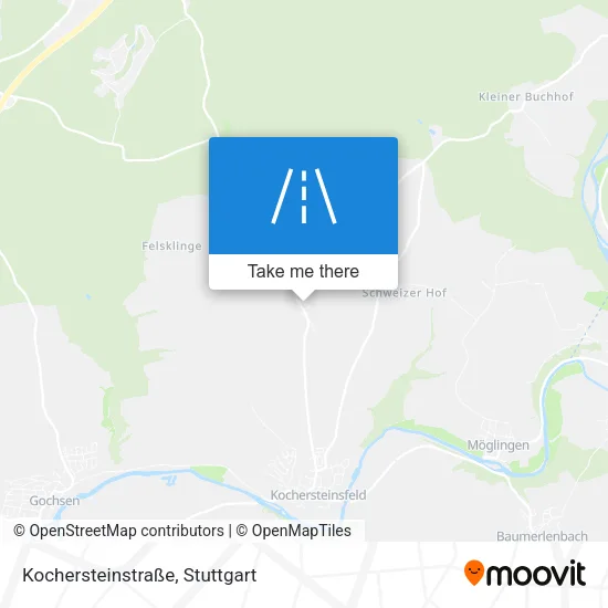 Карта Kochersteinstraße