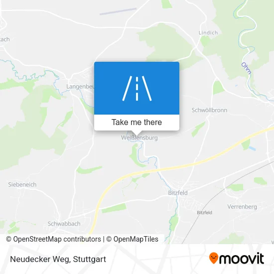 Карта Neudecker Weg