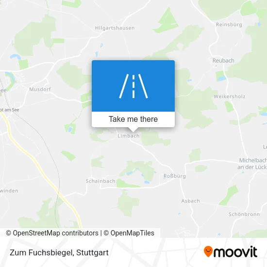 Карта Zum Fuchsbiegel