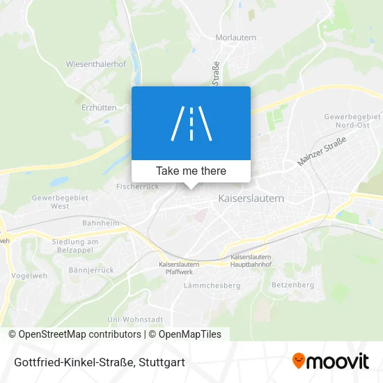 Карта Gottfried-Kinkel-Straße