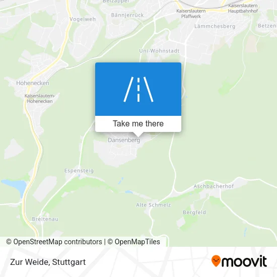 Карта Zur Weide