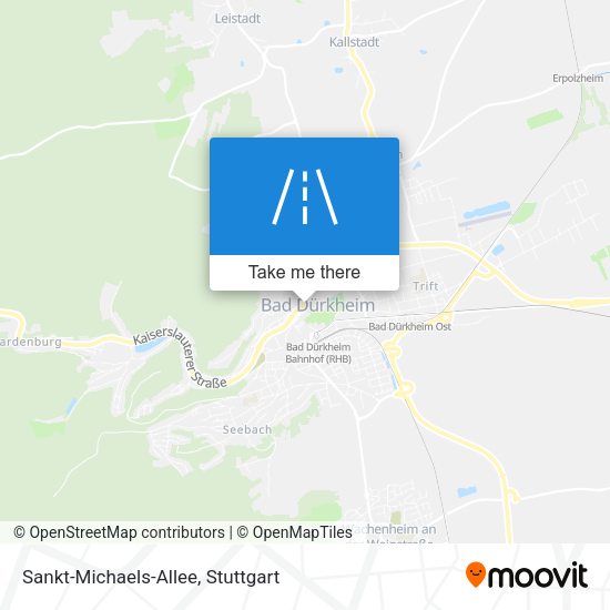 Sankt-Michaels-Allee map