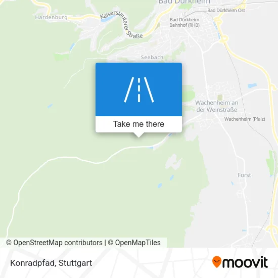 Карта Konradpfad