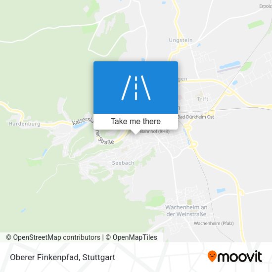 Карта Oberer Finkenpfad