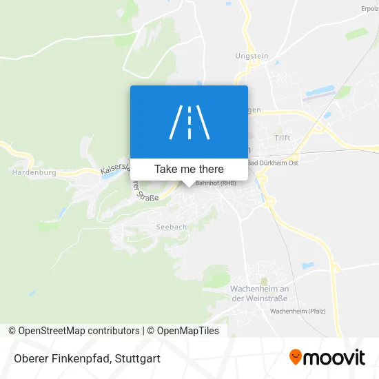 Карта Oberer Finkenpfad