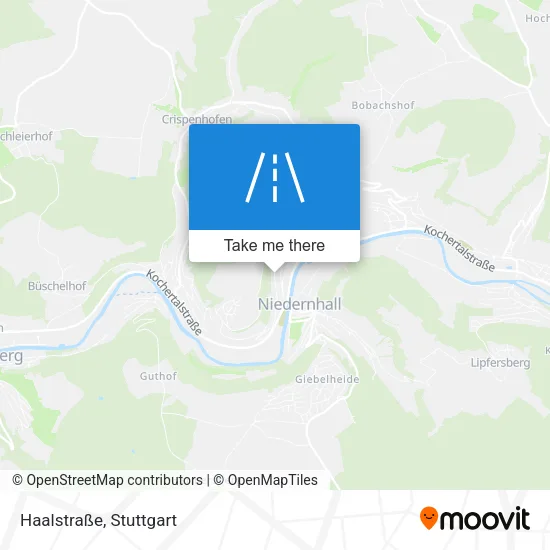 Haalstraße map