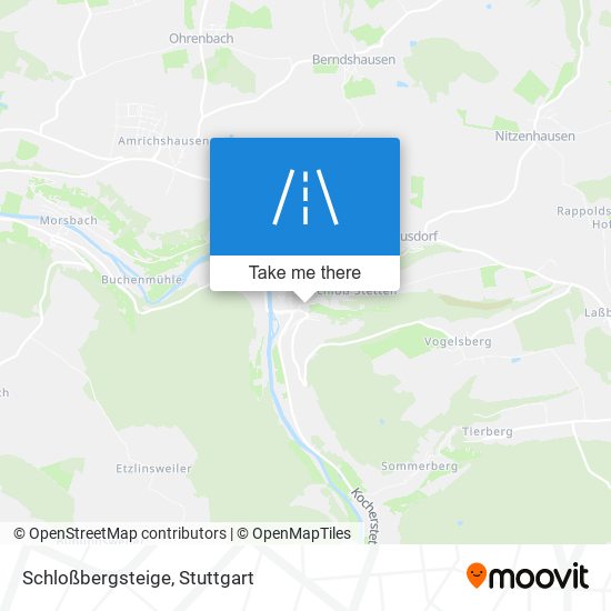 Schloßbergsteige map