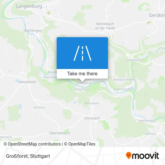 Карта Großforst