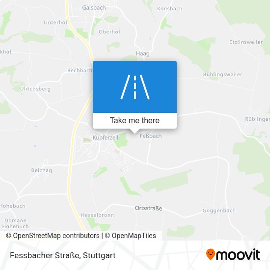 Fessbacher Straße map