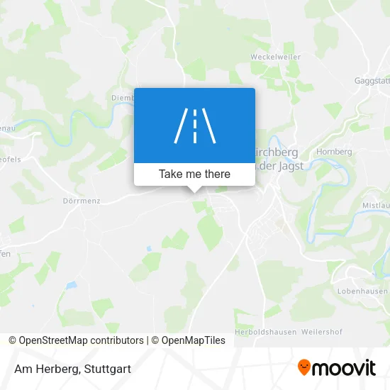 Am Herberg map
