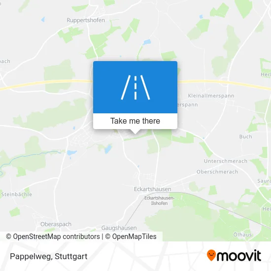 Карта Pappelweg