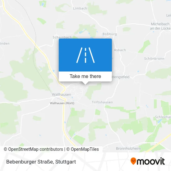 Карта Bebenburger Straße