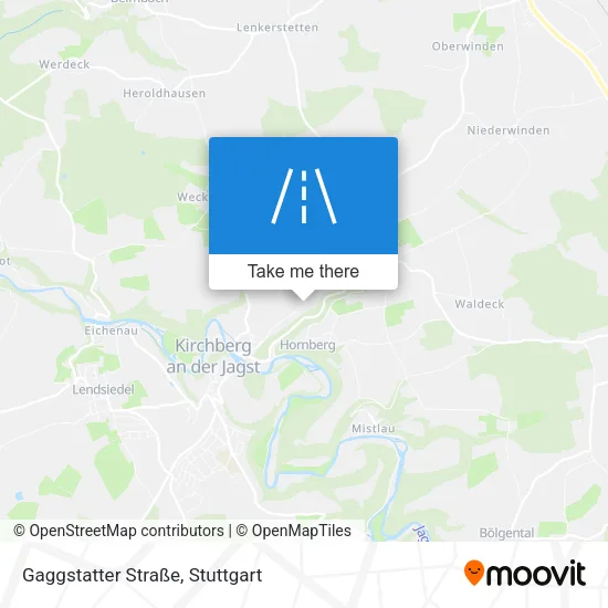 Карта Gaggstatter Straße