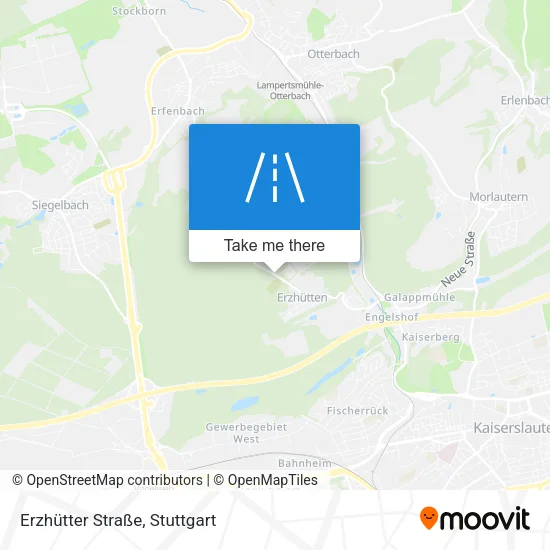 Erzhütter Straße map