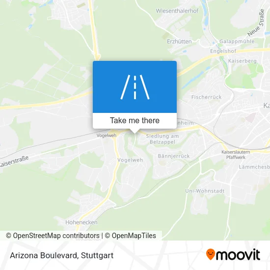 Карта Arizona Boulevard