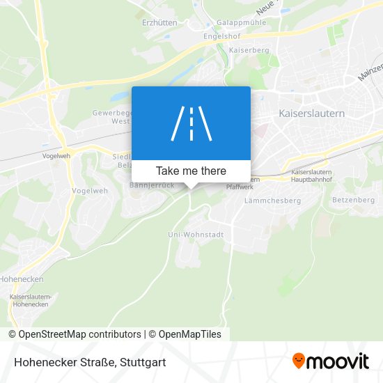Hohenecker Straße map