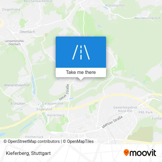 Карта Kieferberg