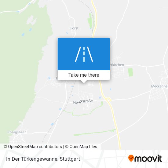 In Der Türkengewanne map