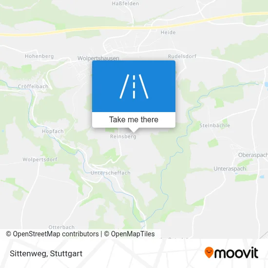 Sittenweg map