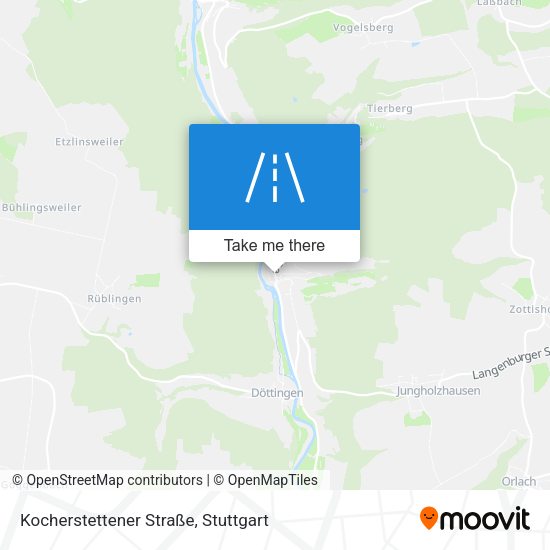 Kocherstettener Straße map