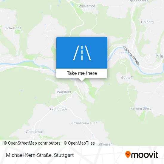 Карта Michael-Kern-Straße