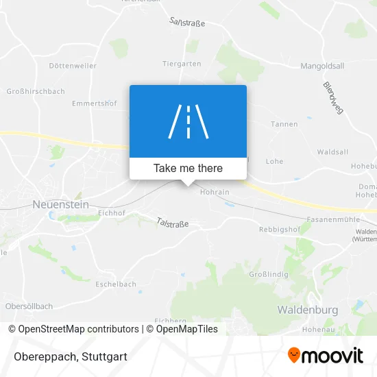 Карта Obereppach