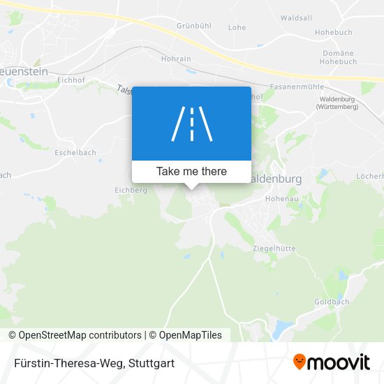 Fürstin-Theresa-Weg map