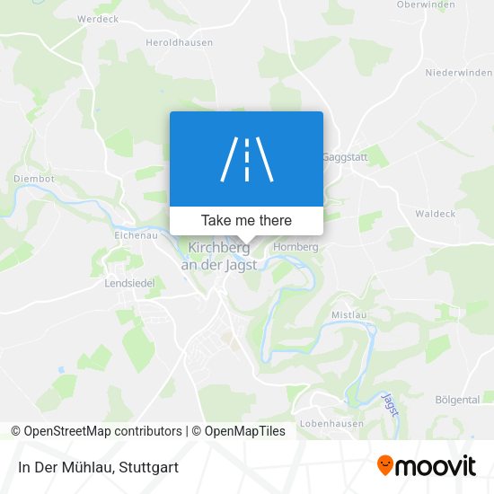 In Der Mühlau map