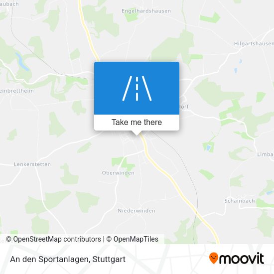 An den Sportanlagen map