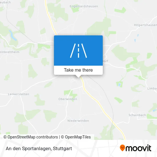 Карта An den Sportanlagen
