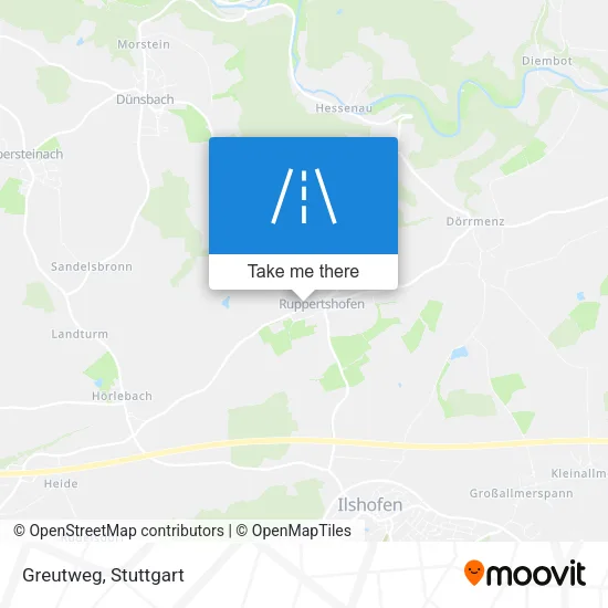 Greutweg map