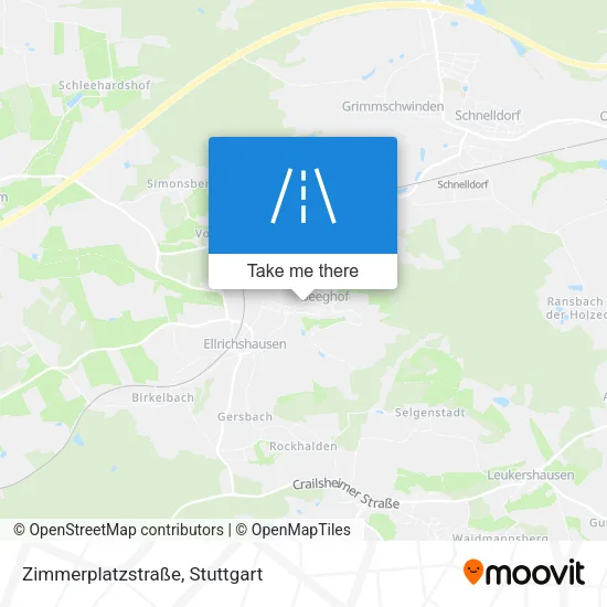 Карта Zimmerplatzstraße