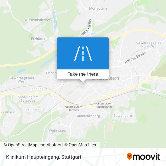 Klinikum Haupteingang map