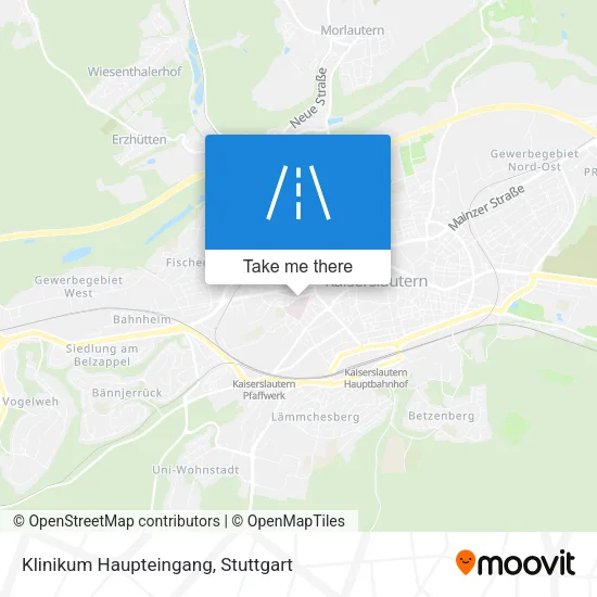 Klinikum Haupteingang map