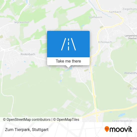 Карта Zum Tierpark
