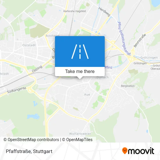 Карта Pfaffstraße