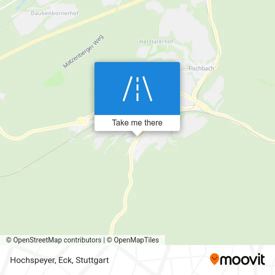 Карта Hochspeyer, Eck