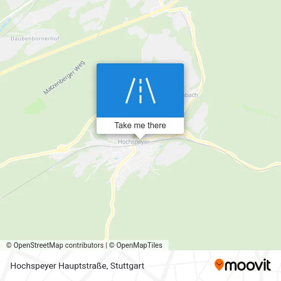 Карта Hochspeyer Hauptstraße