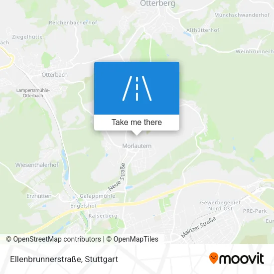 Карта Ellenbrunnerstraße