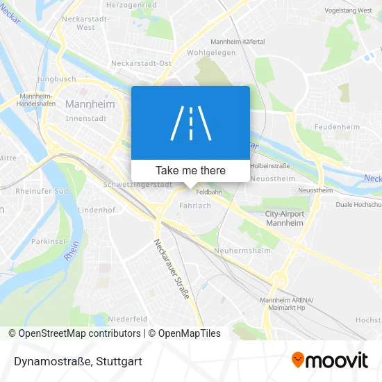 Карта Dynamostraße