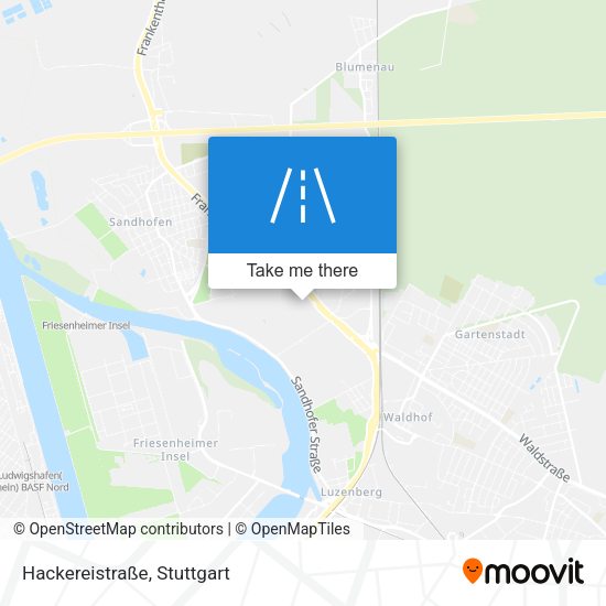 Карта Hackereistraße