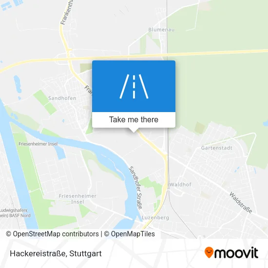 Карта Hackereistraße