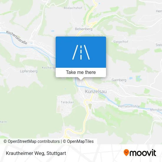 Krautheimer Weg map