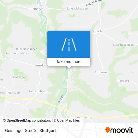 Карта Geislinger Straße