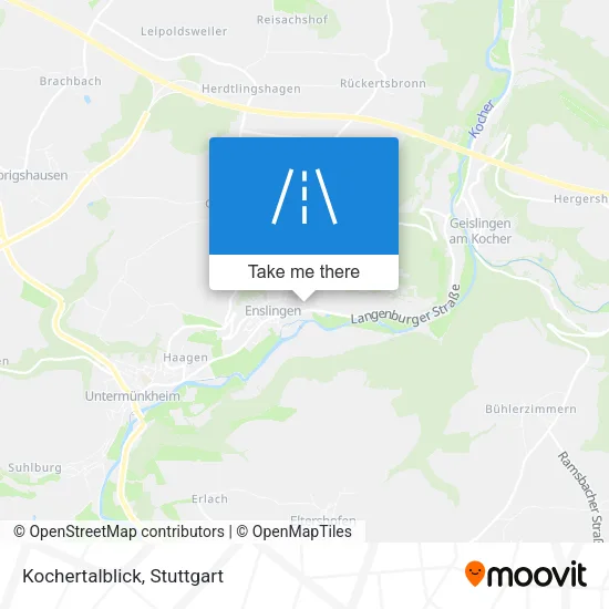 Карта Kochertalblick