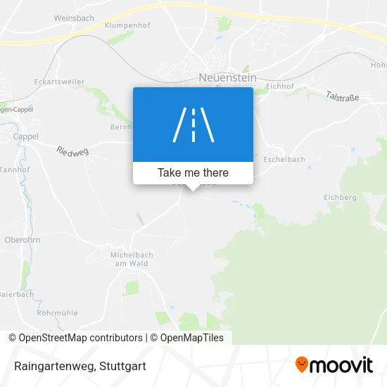 Карта Raingartenweg